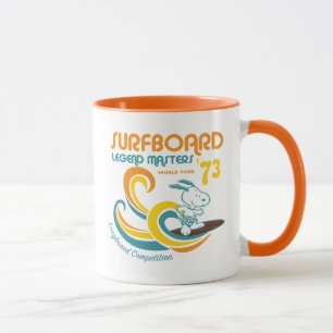 Mug cacahuètes   Snoopy Surboard Longboard Competition
