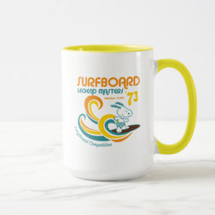 Mug cacahuètes   Snoopy Surboard Longboard Competition