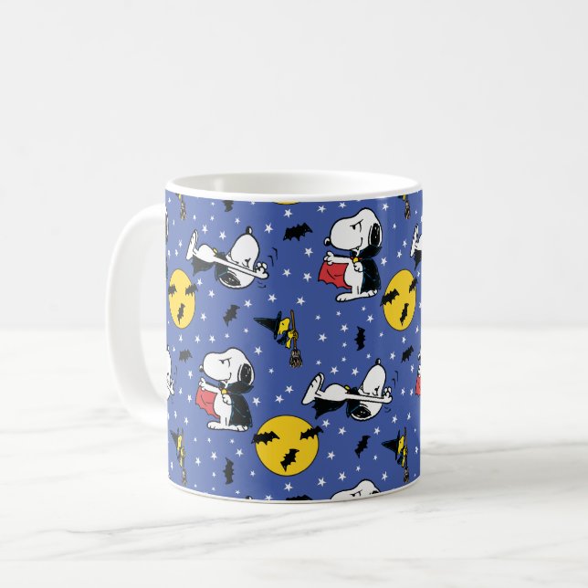 Mug cacahuètes | Snoopy Vampire Motif (Devant gauche)