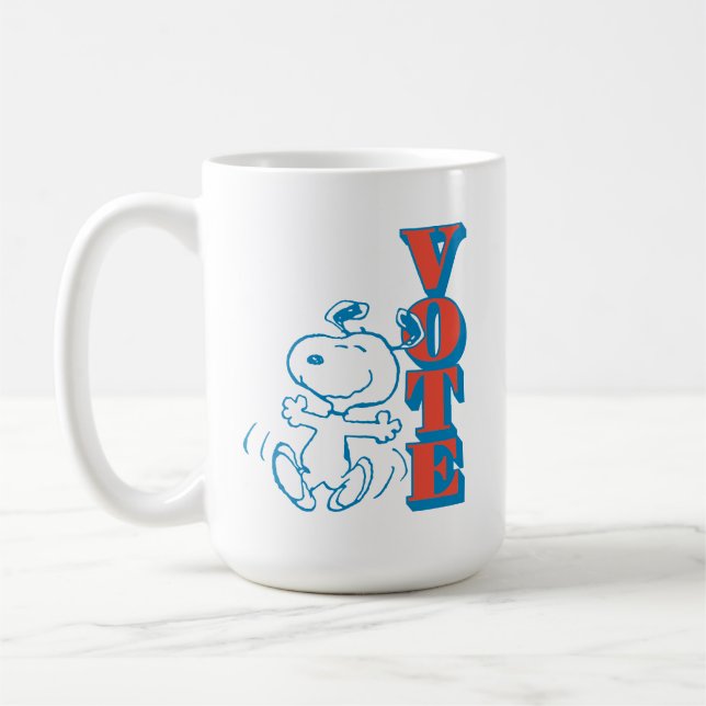 Mug cacahuètes | Snoopy - Vote (Gauche)