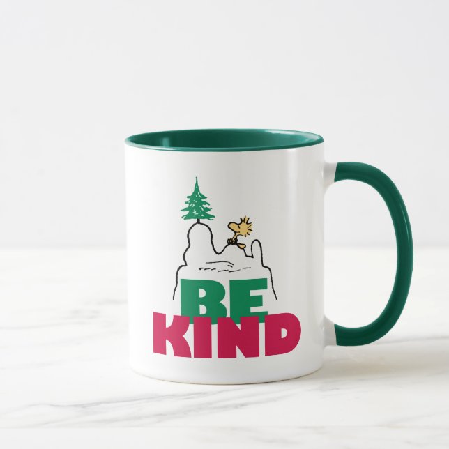 Mug cacahuètes | Snoopy & Woodstock Be Kind (Droite)