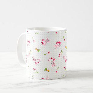 Mug cacahuètes Snoopy & Woodstock Cherry Motif