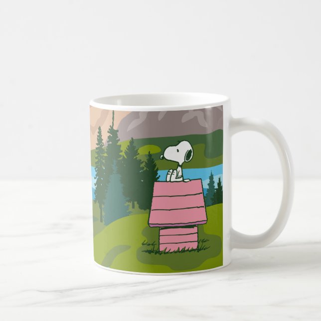 Mug cacahuètes | Snoopy & Woodstock Le grand extérieur (Droite)