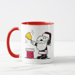 Mug cacahuètes   Snoopy & Woodstock Père Noël Bell Rin