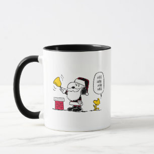 Mug cacahuètes   Snoopy & Woodstock Père Noël Bell Rin