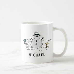 Mug cacahuètes   Snoopy & Woodstock Snowman   Ajouter 