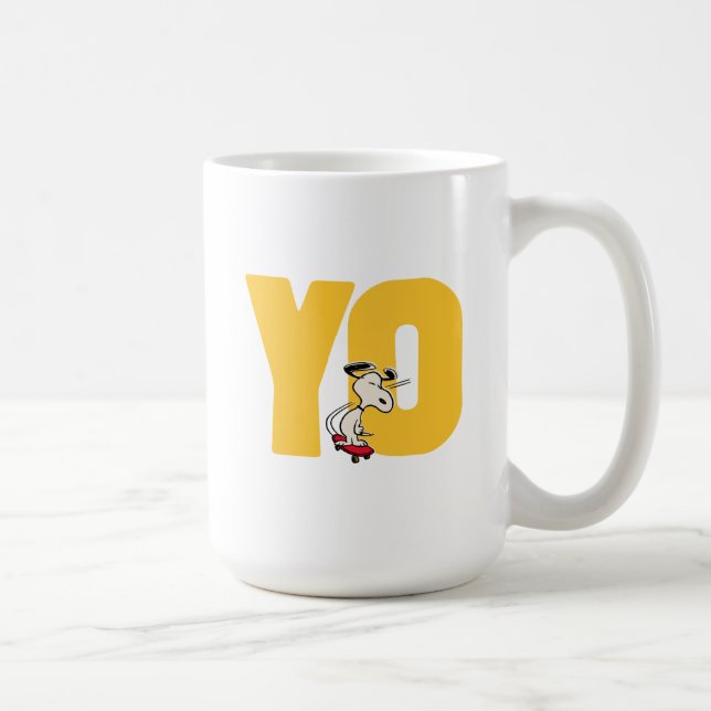 Mug cacahuètes | Snoopy YO Skateboard (Droite)