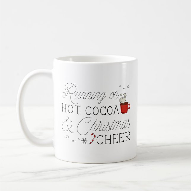 Mug Cacao Chaud Et Soirée De Noël (Gauche)
