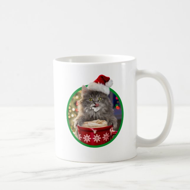 Mug Cacao chaud Kitty de Noël mignon (Droite)