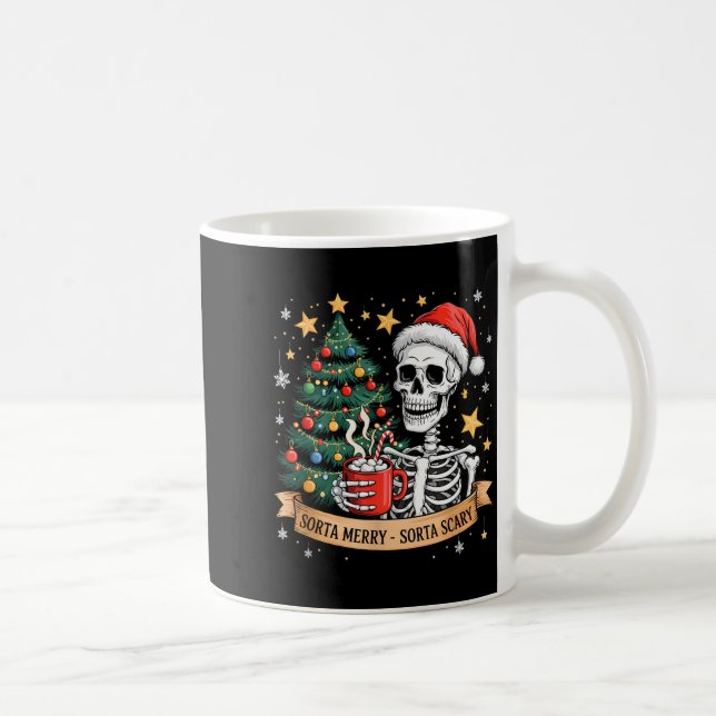 Mug Cacao chaud Squelette Rétro Assez Joyeux Assez Eff (Droite)