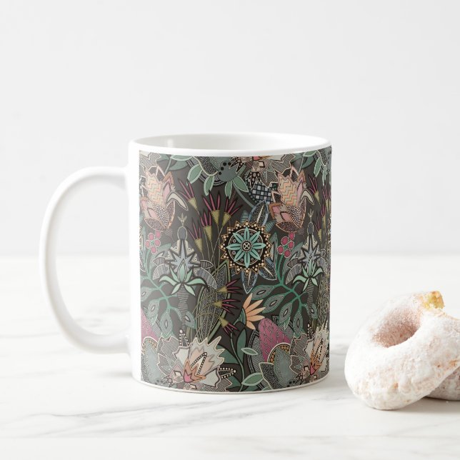 Mug cacao chintz steampunk (Avec donut)