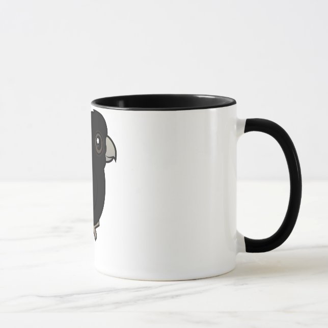 Mug cacatoès noir Rouge-coupé la queue (Droite)