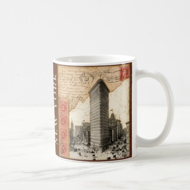 Mug Cachet de la poste, New York (Droite)