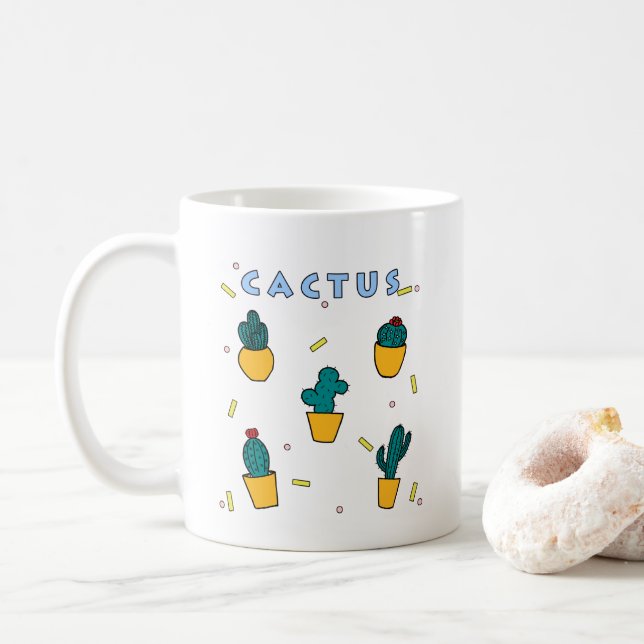 Mug Cactus (Avec donut)