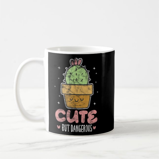 Mug Cactus Cactus Cactus Mignons Mais Dangereux Plante (Gauche)