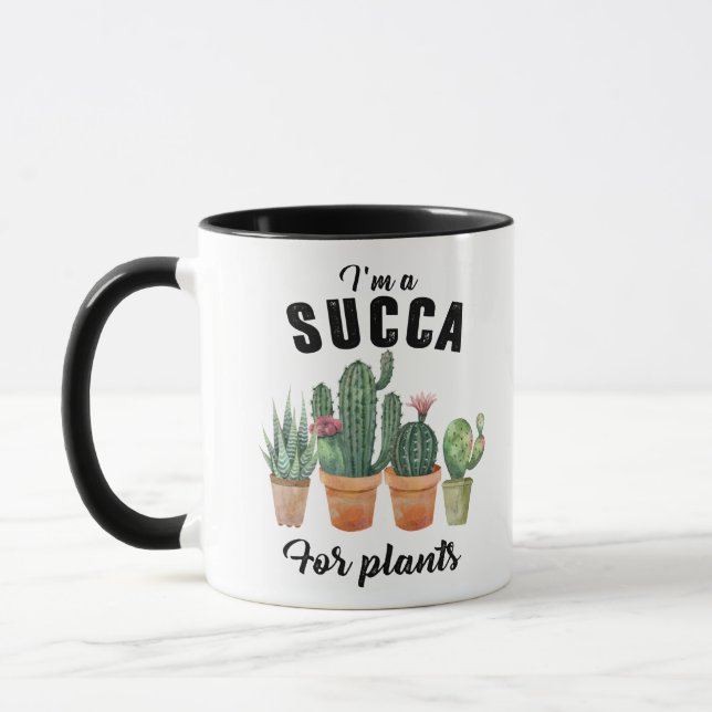 Mug Cactus cactus succulents plante (Gauche)