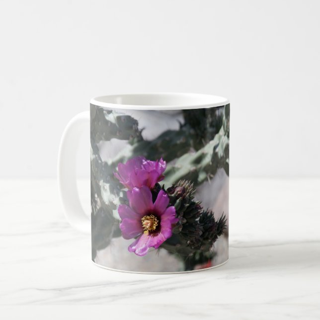 Mug Cactus Challa en fleurs (Devant gauche)