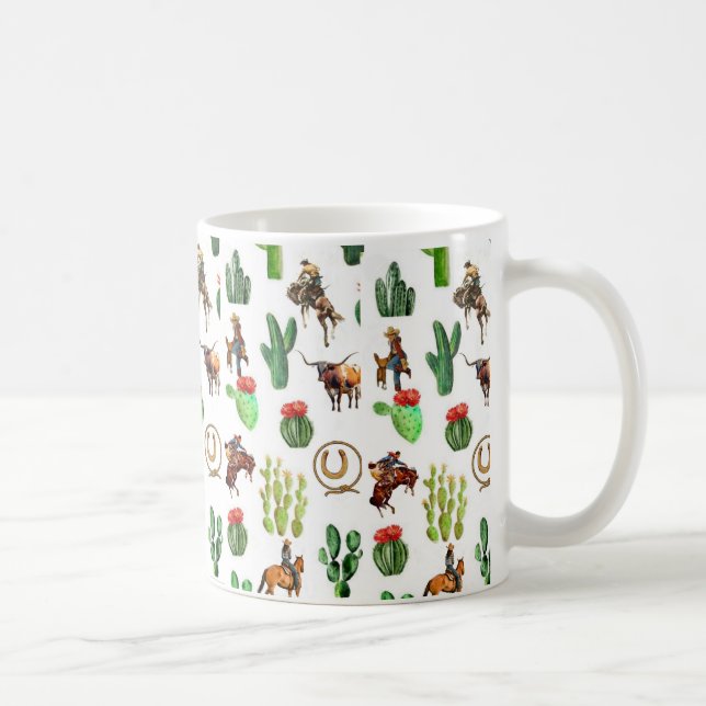Mug Cactus cowboy (Droite)