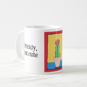 Mug Cactus de balle rouge, épineux mais mignon, person