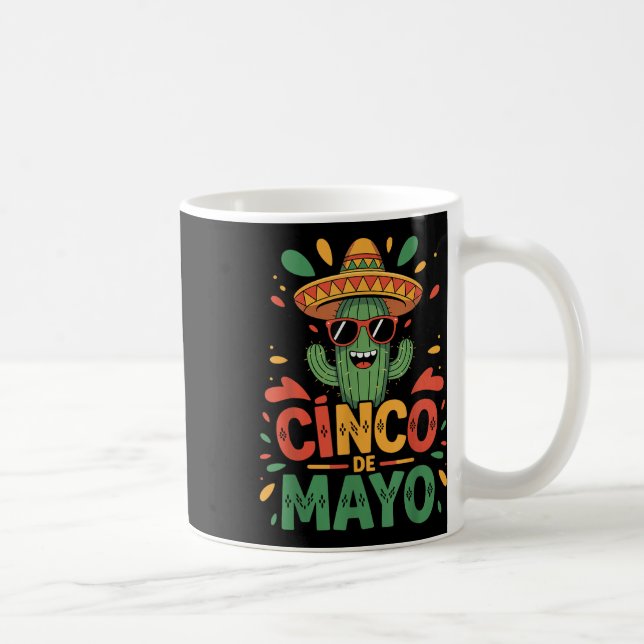 Mug Cactus Drôle Et Sombrero Cinco De Mayo Cactus Som (Droite)