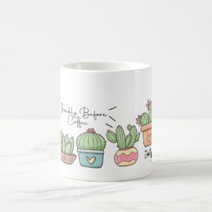 Mug cactus drôle personnalisé avec nom personnalisé