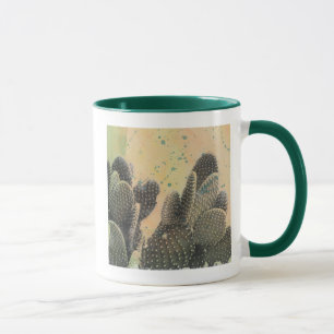 Mug Cactus du désert   Plat vert