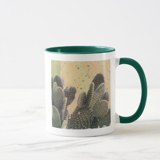 Mug Cactus du désert | Plat vert (Droite)