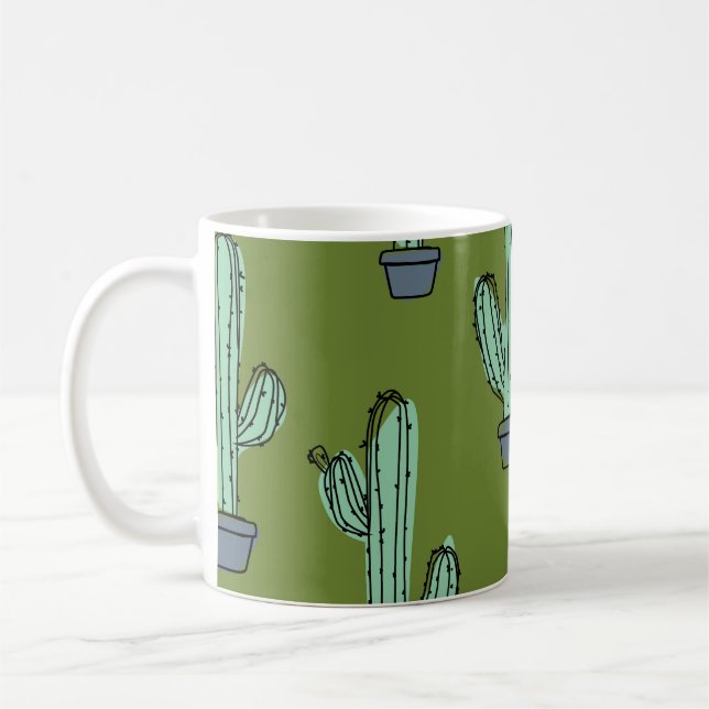 Mug Cactus en pots (Gauche)