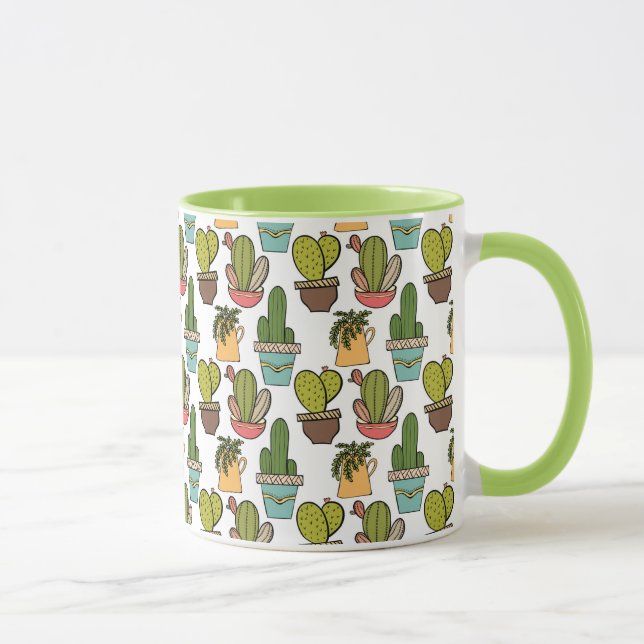 Mug Cactus et Succulents d'intérieur dans le motif de (Droite)