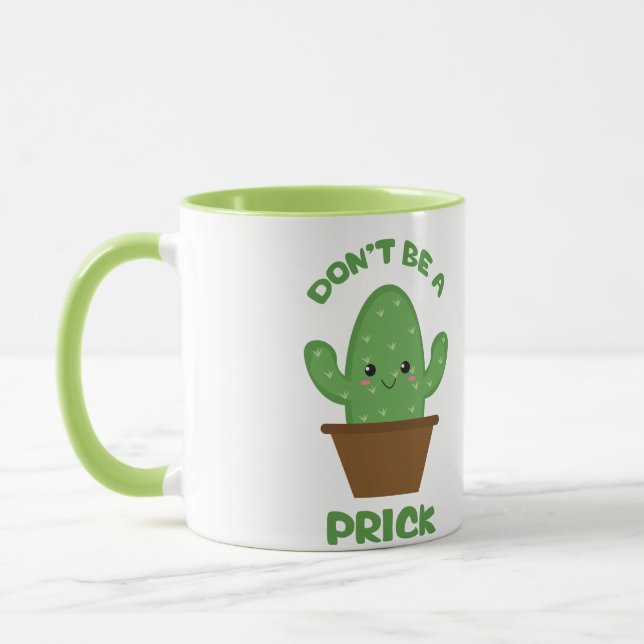 Mug Cactus Humour - Drôle nouveauté (Gauche)