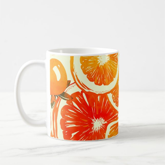 Mug Cactus mignons : Motif coloré sans couture (Gauche)