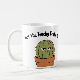 Mug Cactus pas du genre tactile | Introverti drôle