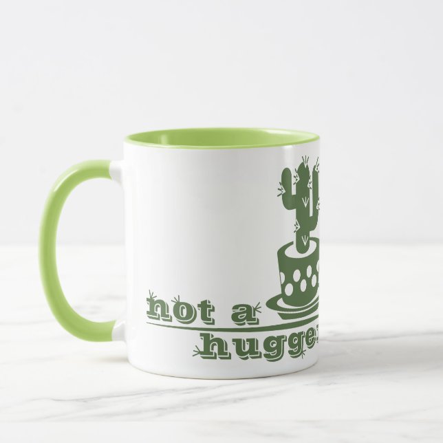 Mug Cactus Pas un gros cactus drôle dire (Gauche)