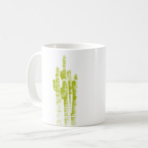 Mug Cactus Photo Art Lime Green Modern Desert Amusants