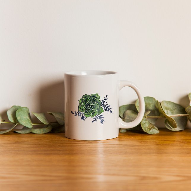 Mug Cactus rose aquarelle (Créateur téléchargé)