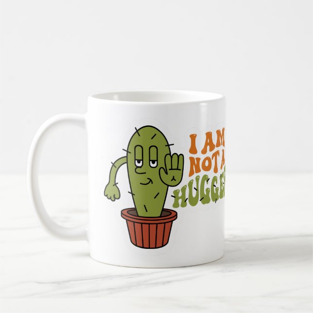 Mug Cactus sarcastique drôle  (Gauche)