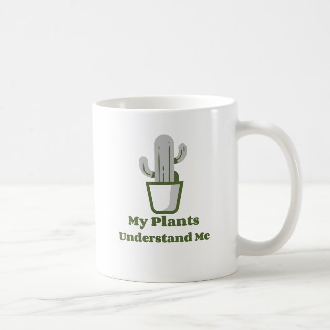 Mug Cactus vert simple (Droite)