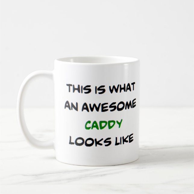 Mug caddy de golf, génial (Gauche)