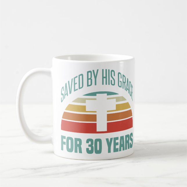 Mug Cadeau 30e anniversaire pour chrétiens (Gauche)