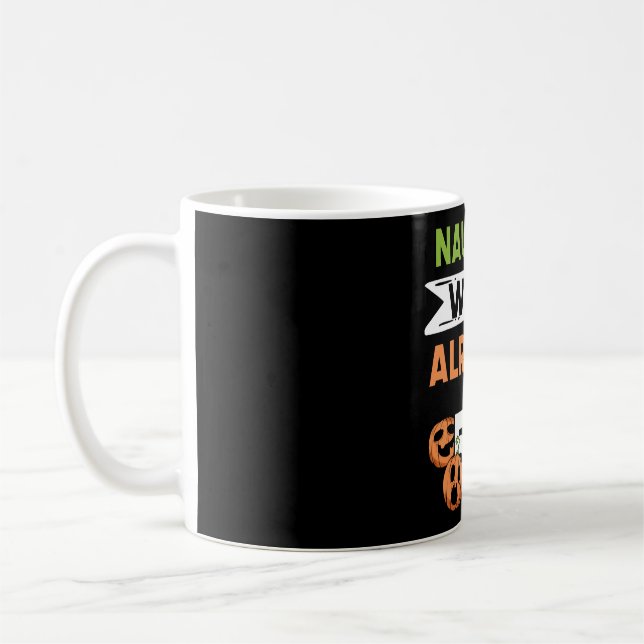 Mug Cadeau 50 ans femme Citrouille d'Halloween (Gauche)
