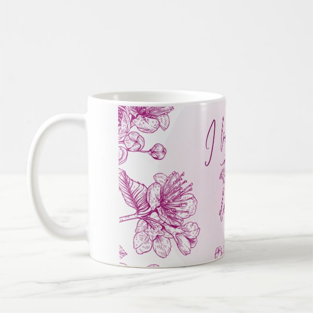 Mug cadeau acrylique violet (Gauche)