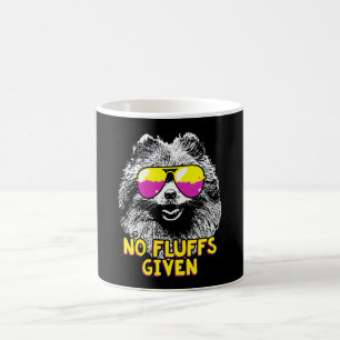 Mug Cadeau Amoureux des chiens Poméranien Pas De Fluf