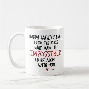 Mug Cadeau amusant de la fête des pères par les enfant