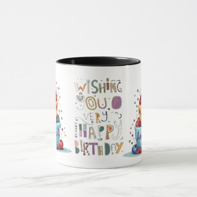 Mug Cadeau Anniversaire (Centre)