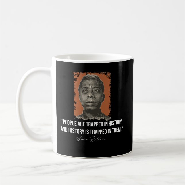 Mug Cadeau Anniversaire James Baldwin Cadeau (Gauche)