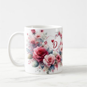 Mug Cadeau Anniversaire personnalisé avec Coeurs