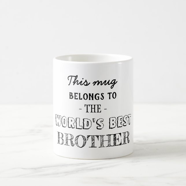 Mug Cadeau appartient à frère (Centre)