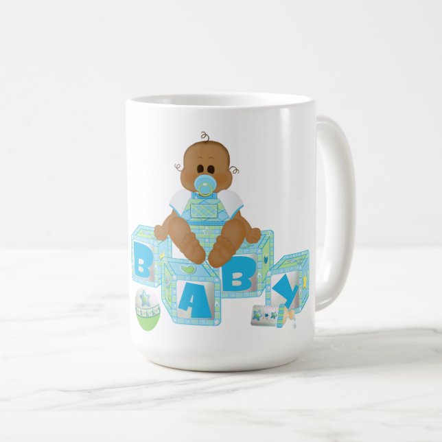 Mug cadeau baby shower (Devant droit)