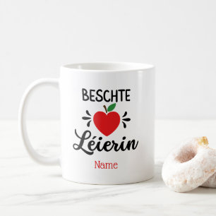 Mug Cadeau "Beschte Léierin"