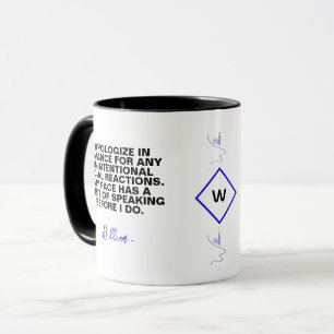Mug Cadeau citation pour les amateurs de café   Drôle 